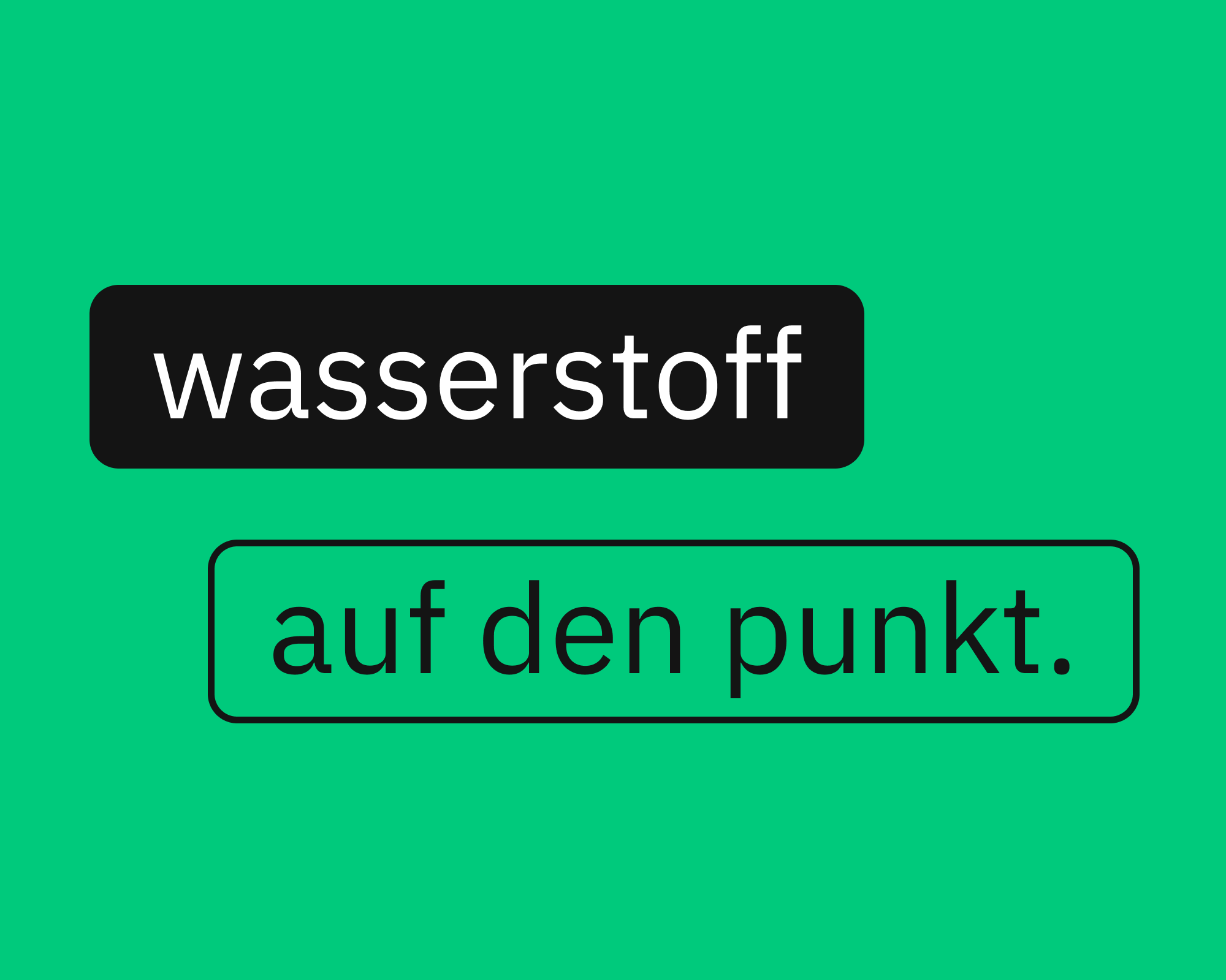 Was ist eigentlich Wasserstoff?