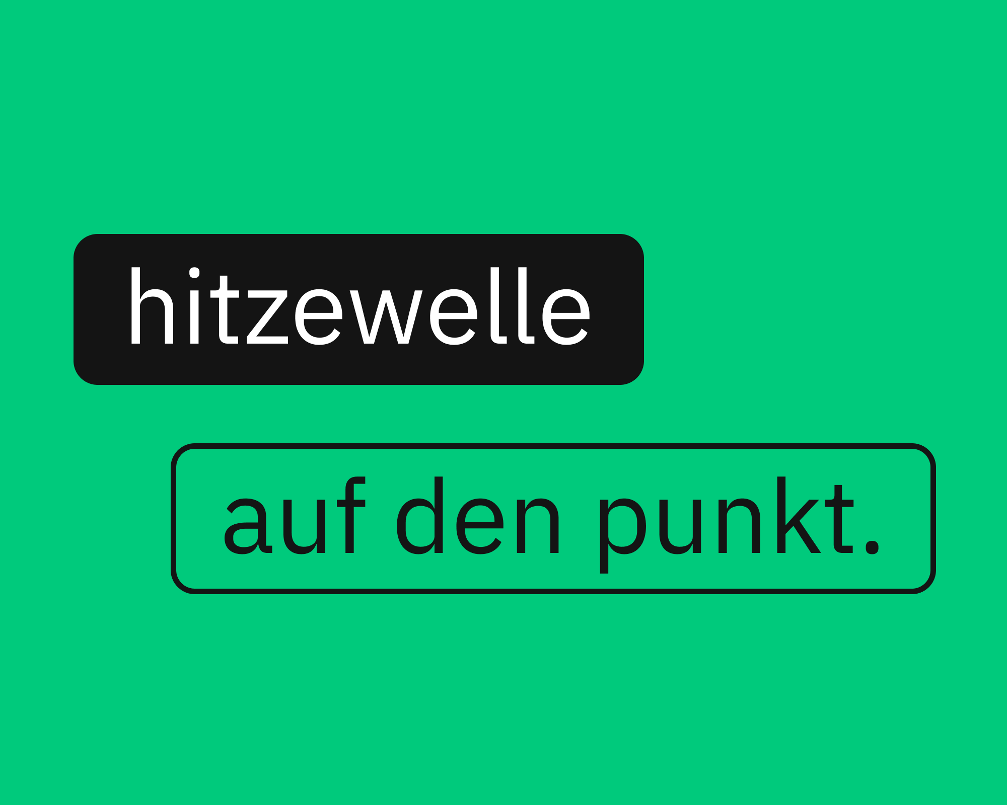 Was ist eigentlich eine Hitzewelle?