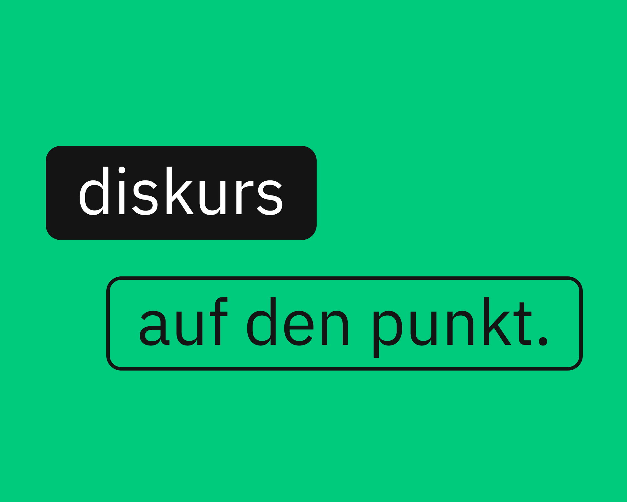 Was ist eigentlich Diskurs?